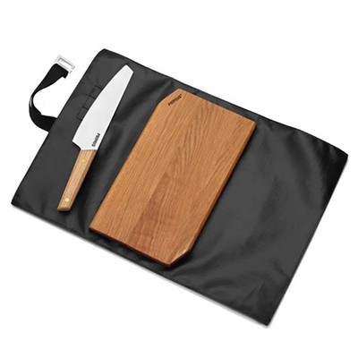 Primus CampFire Cutting Set - Schwarz Schneideset Küchenmesser Holzbrett Tasche