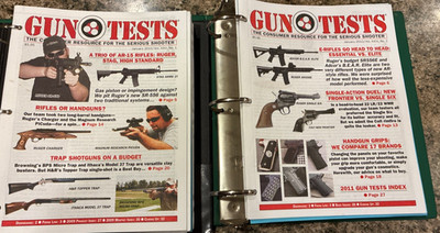 Lot Of 41 Gun Tests Magazines 2009&2010 Complete 2008/2011/2012 Partials BINDERS
