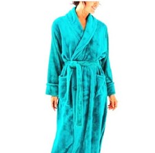 NEW  Extra Long Cotton Terry Velour Bathrobe - Long Tall Robe