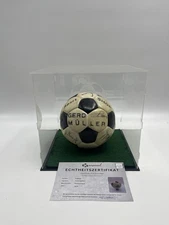Football Team Signed 1974 In Display Case DFB Autograph COA Ball Gerd Müller