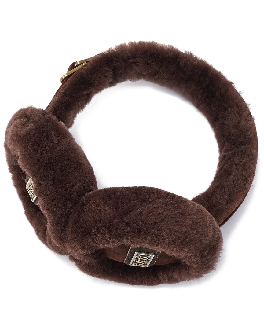 Australia Luxe Collective Sheepskin Earmuffs Women's Brown Ats