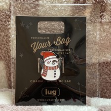    NWT Lug Snowman 2 charm bag charm from the Christmas 2025 Mystery Box