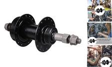 2 Pcs Bicycle Hub Bike Supplies Bicycle Disc Brake Hubs Bicycle 18X7X7cm Black