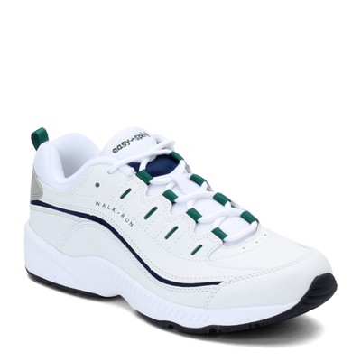 Women's Easy Spirit, Romy Walking Shoe ROMYWHIMU White Navy Green BLEND