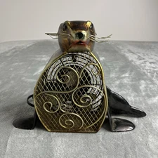 Extremely Rare Deco Breeze DBF0211 Sea Lion Figurine Fan