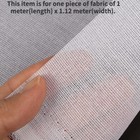 Fusible Resin Lining Materials Woven Cotton Iron-On Interfacing for Sew Clothing