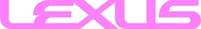 Custom Lexus Word Die Cut Vinyl Decal Shorter Sizes Multiple Colors and Sizes