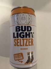 Bud Light Seltzer Mango Pair Of Socks Men Size 6-13