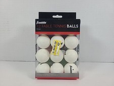 Franklin Sports Ping Pong Balls - Official Size Weight White 40Mm Table Tennis