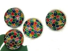  4 Mosaic Stained Glass Coasters