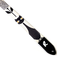 Cat Flower Ukulele Strap-Double Padded-Animal Print