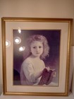 The Story Book 1877 William Adolphe Bouguereau Framed & Matted Print 30"x 26"