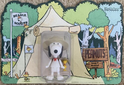 SDCC 2023 Peanuts Snoopy and Woodstock SUPER7 Beagle Scouts RARE HTF Limited!