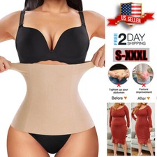 US Postpartum Belt Belly Waist Trainer Wrap Body Shaper Support Recovery Girdle