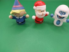 RUDOLPH THE RED NOSED REINDEER HOLIDAY FINGER PUPPETS LOT 3