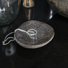 Seifenschale aus Naturstein Flussstein Findling ca. 8-10 cm Schale wohnfreuden