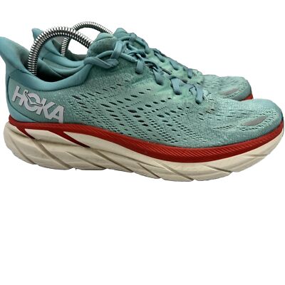Hoka One One Clifton 8.5D Blue/Navy/Red Running Shoes Hoka One One | Shoes | Hoka One One Clifton 85d Bluenavyred  main image 3