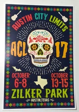 2017 ACL Austin City Limits Music Festival Concert Poster Texas ATX 13x19 PRINT