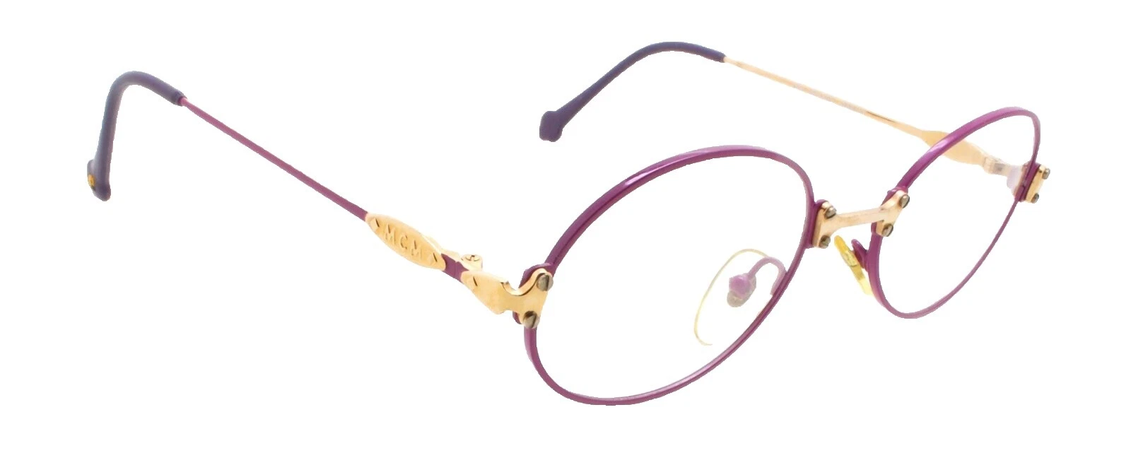 Hip Hop Gafas vintage Redondo Marco de Metal