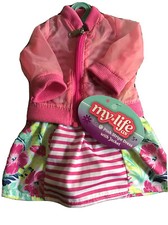 My Life as a Doll Pink Stripe Dress with Jacket