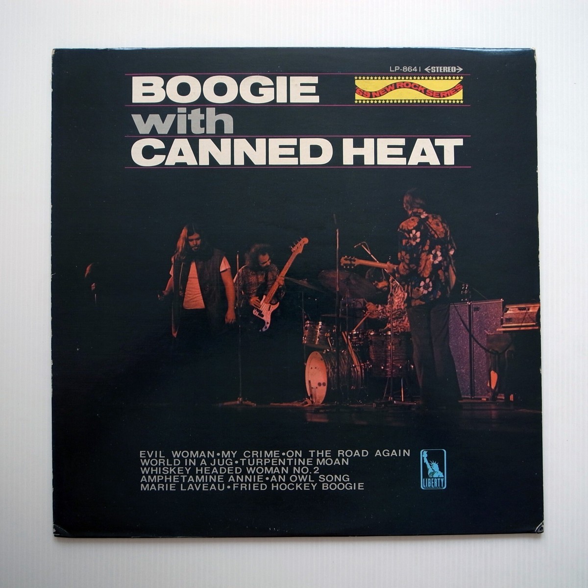ブギーウィズ　キャンドヒートLP-8641 東芝音工　黒盤 Boogie with Canned Heat LP-8641 東芝音工 黒盤