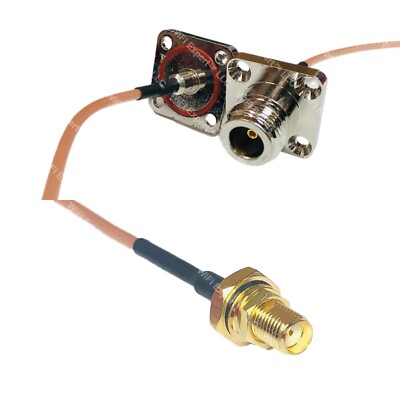 RG316 N Female Flange O-Ring to SMA Female O-Ring RF Cable Rapid-SHIP LOT