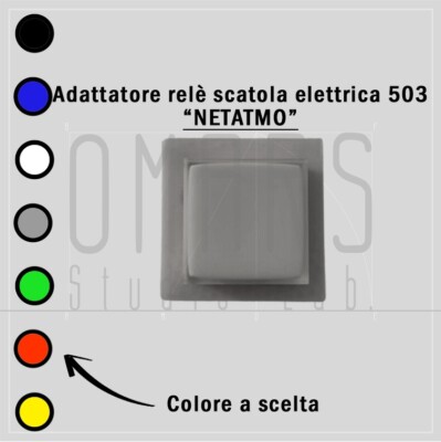 1x Netatmo Relay Adapter Plate + Frame Cover Kit for Electrical Boxes 503