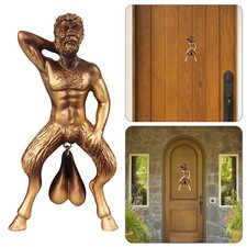 Funny Old Man Special Door Knocker Pendant Figure Model Doorbell Front Home UK
