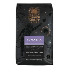Copper Moon Sumatra Blend Whole Bean Coffee 2 lb. - 4/Pieces WS-110CMWBSMTRA