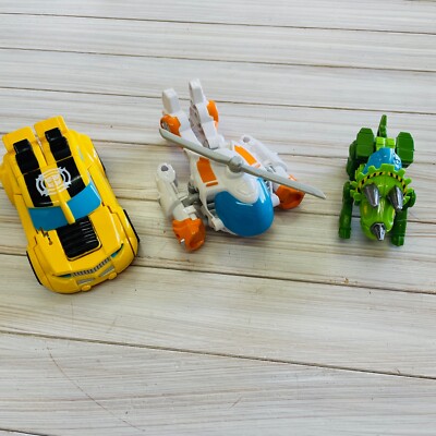 Transformers Rescue Bots LOT of Blades Mini Dinos Dinobot Boulder  Bumblebee