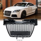 Front Bumper Radiator Grille Black For Audi TT TTS MK2 2007-2014 8J0853651L