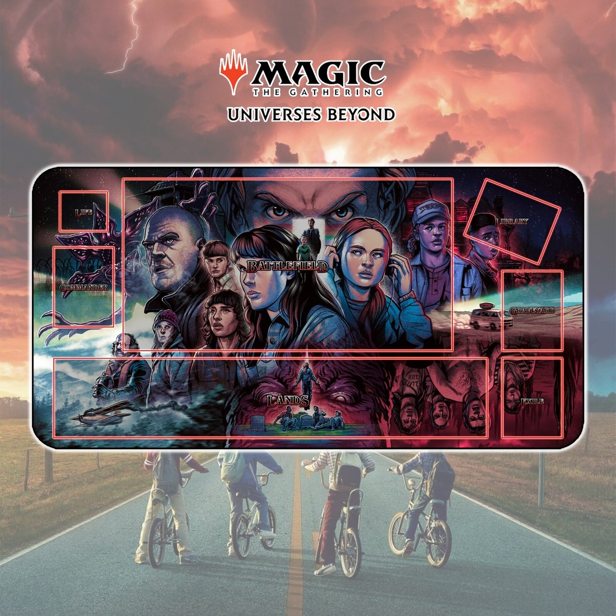 Playmat MTG Magic The Gathering x Stranger Things - Family | eBay Playmat MTG Magic The Gathering x Stranger Things - Family | eBay