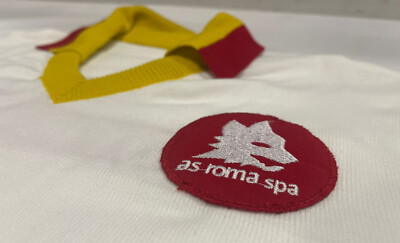Maillot Vintage AS Roma 1987/88 - Giannini N°10 - Blanc - Taille M - Italie