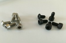 Mudguard Frame Bolts and Cable Ties - Black and Silver bolts