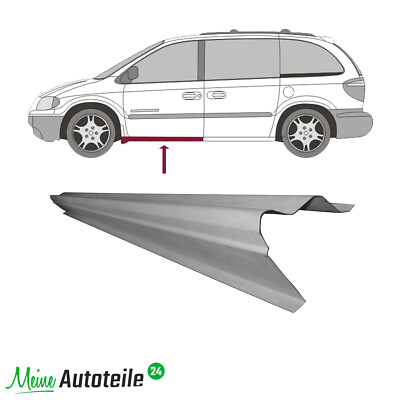 Schweller Reparaturblech für Chrysler Voyager 1996-2008 / Links = Rechts