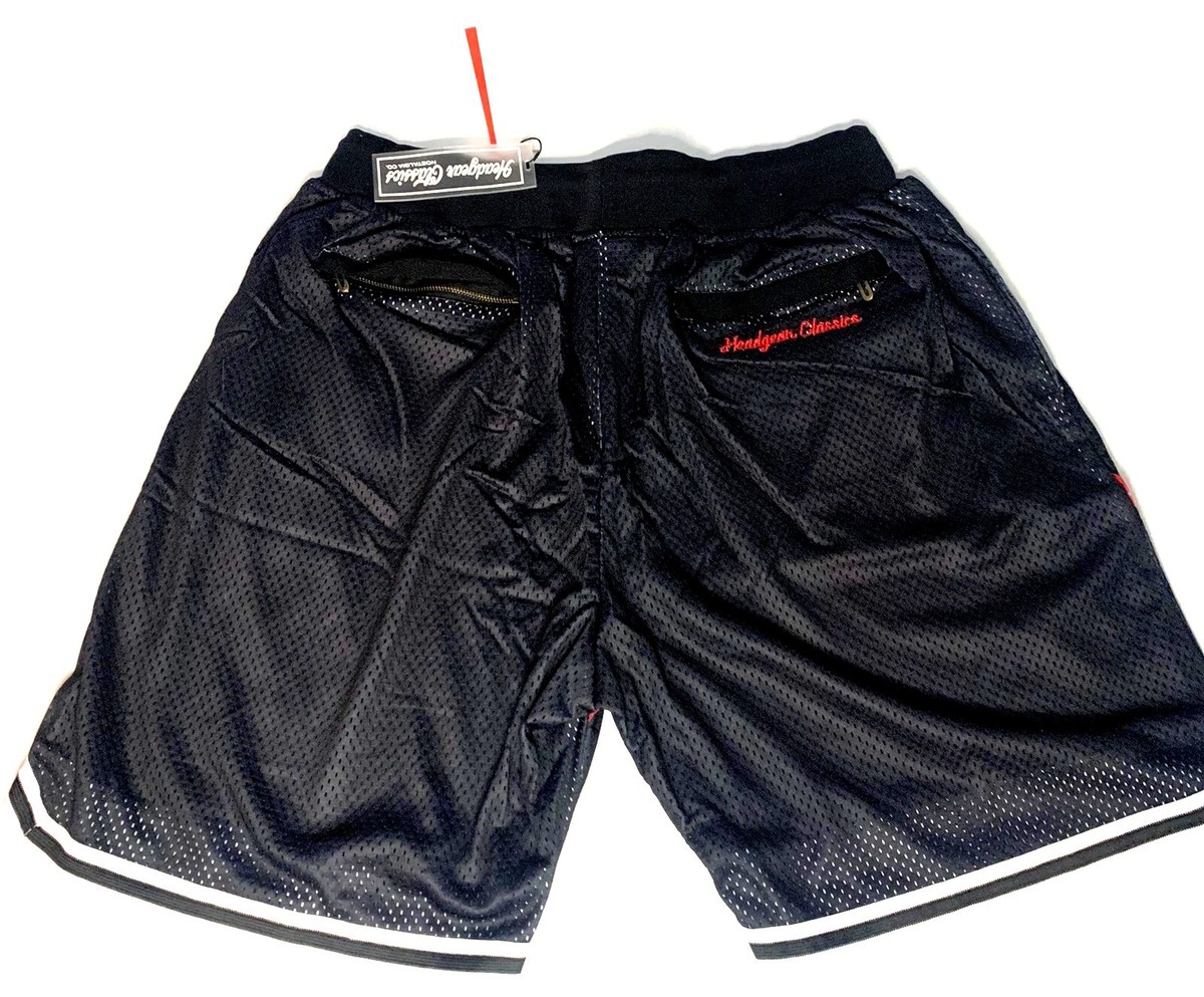 MICHAEL MYERS Black Headgear Classics Basketball Shorts
