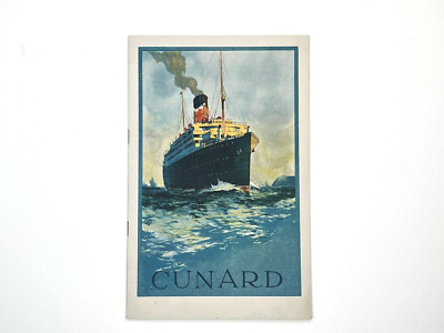 RMS Laconia Cabin Passenger List Cunard Line 1930 Passenger Steam Ship Sunk 1942
