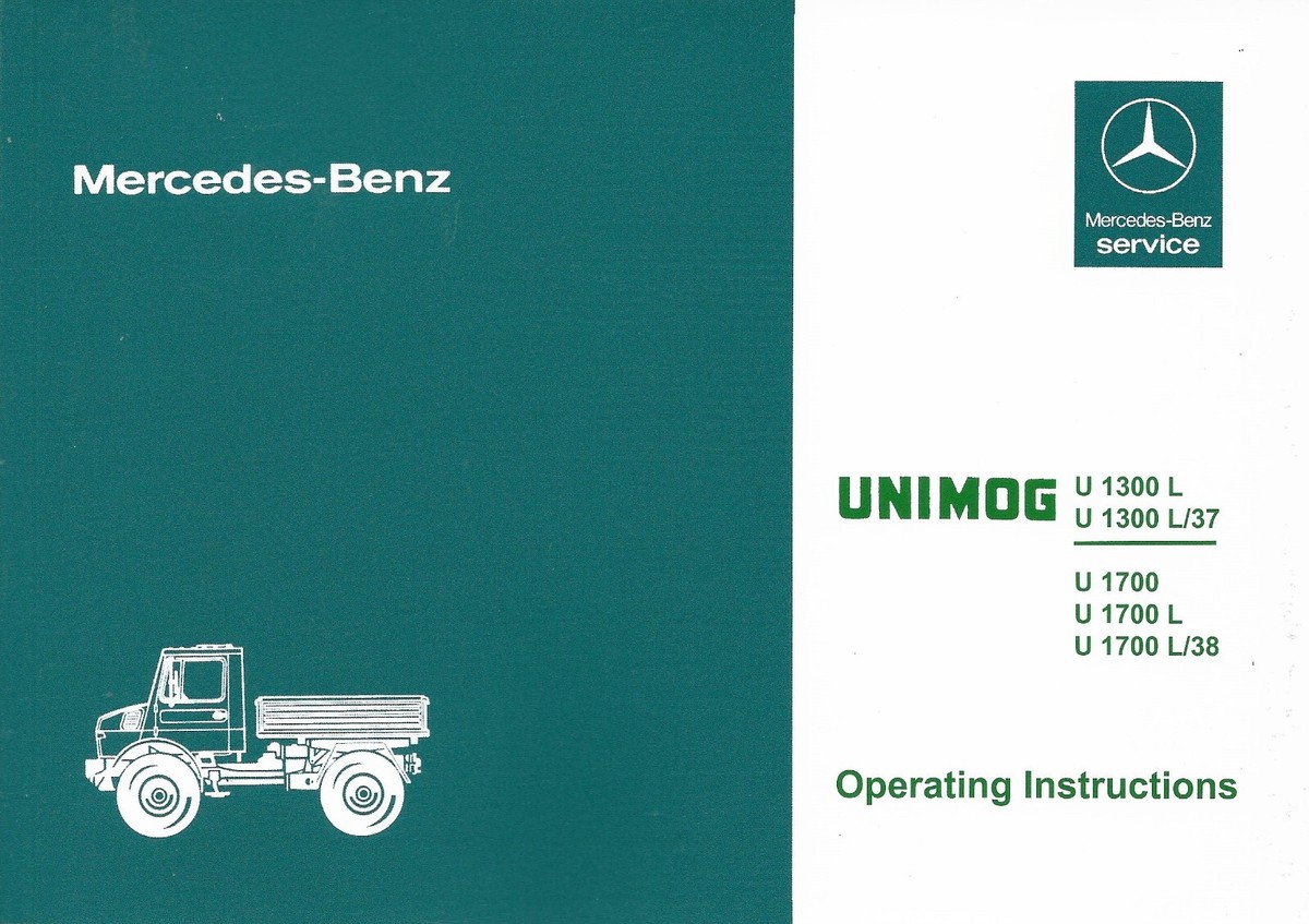 OMTポケットマニュアル Mercedes-Benz Unimog 435 U1300L U1700L OM 352 353 Operating