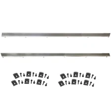 1966 Chevelle SS Rocker Panel Moldings Pair Right & Left w/Retainers & Screws