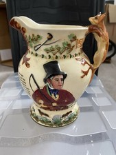 CROWN DEVON 1930s Fieldings Pottery Musical JOHN PEEL Jug - Excellent Condition 