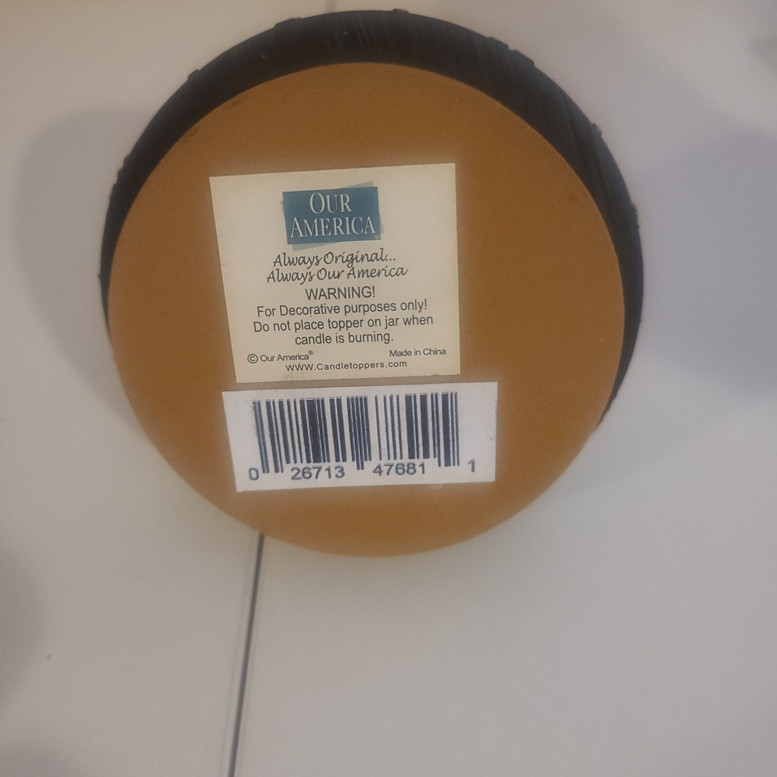 Lighthouse Candle Jar Topper New