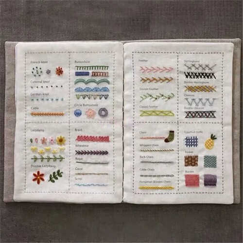 DIY Stit ch Book Embroidery Sewing Book Essentials for Embroiderers Beginners - Picture 3 of 16