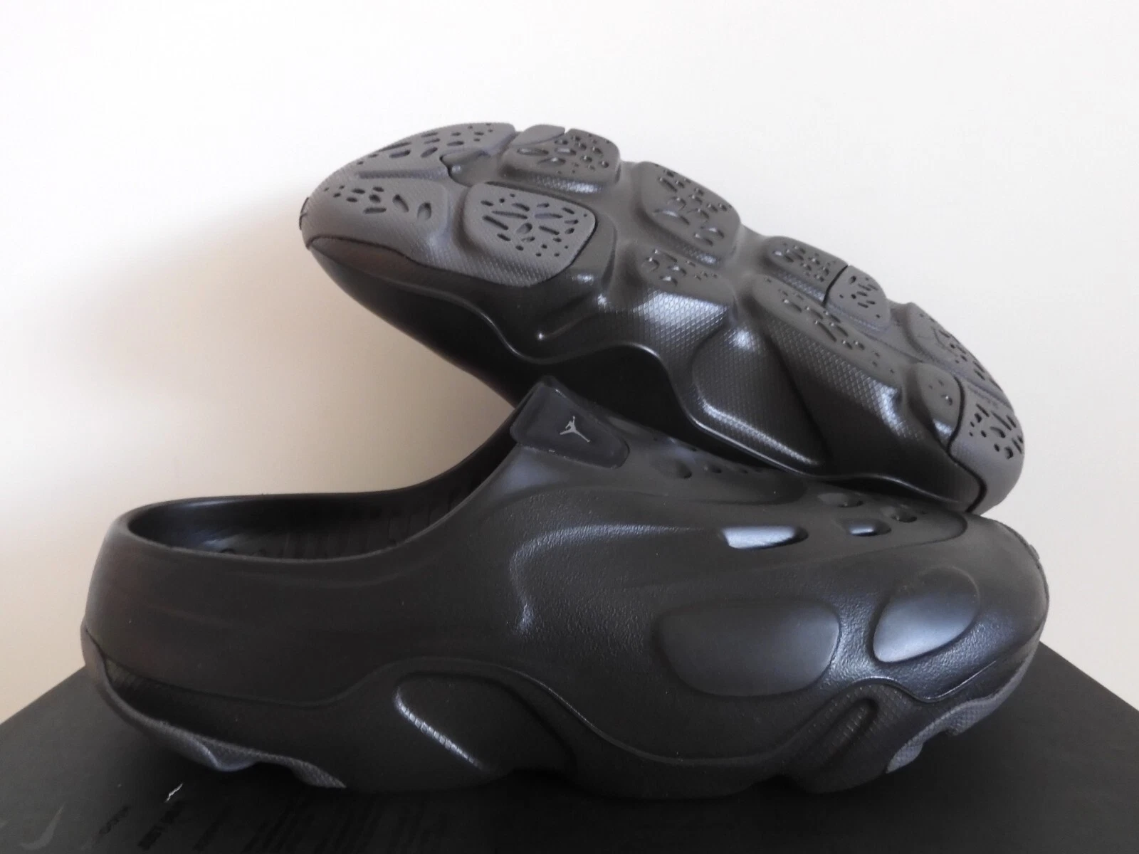 Nike Jordan Roam Slides Sandali Nero Grigio Ferro Taglia 9 [FQ0227 001]