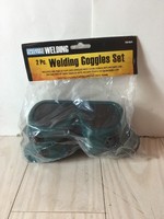 2 Welding Goggles 1 Pair Flip Lens + 1 Pair Dark Lens Vinyl Frame Chicago Elect. 2 Welding Goggles 1 Pair Flip Lens + 1 Pair Dark Lens Vinyl Frame Chicago Elect.