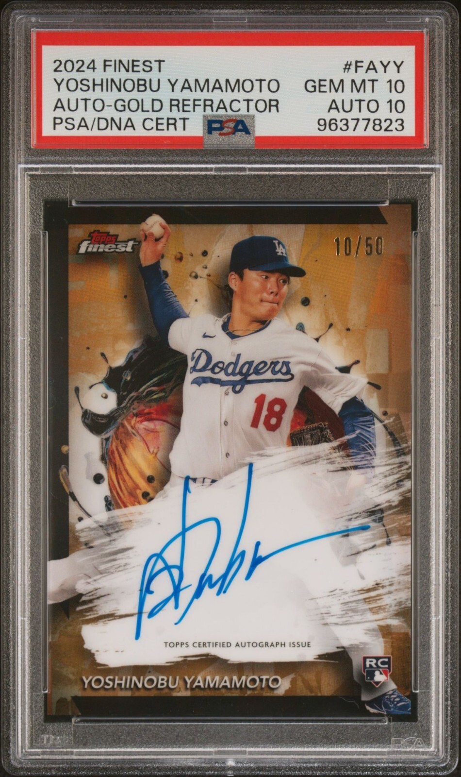 75枚限定】2024 Topps Triple Threads 山本由伸 直筆サイン Yoshinobu