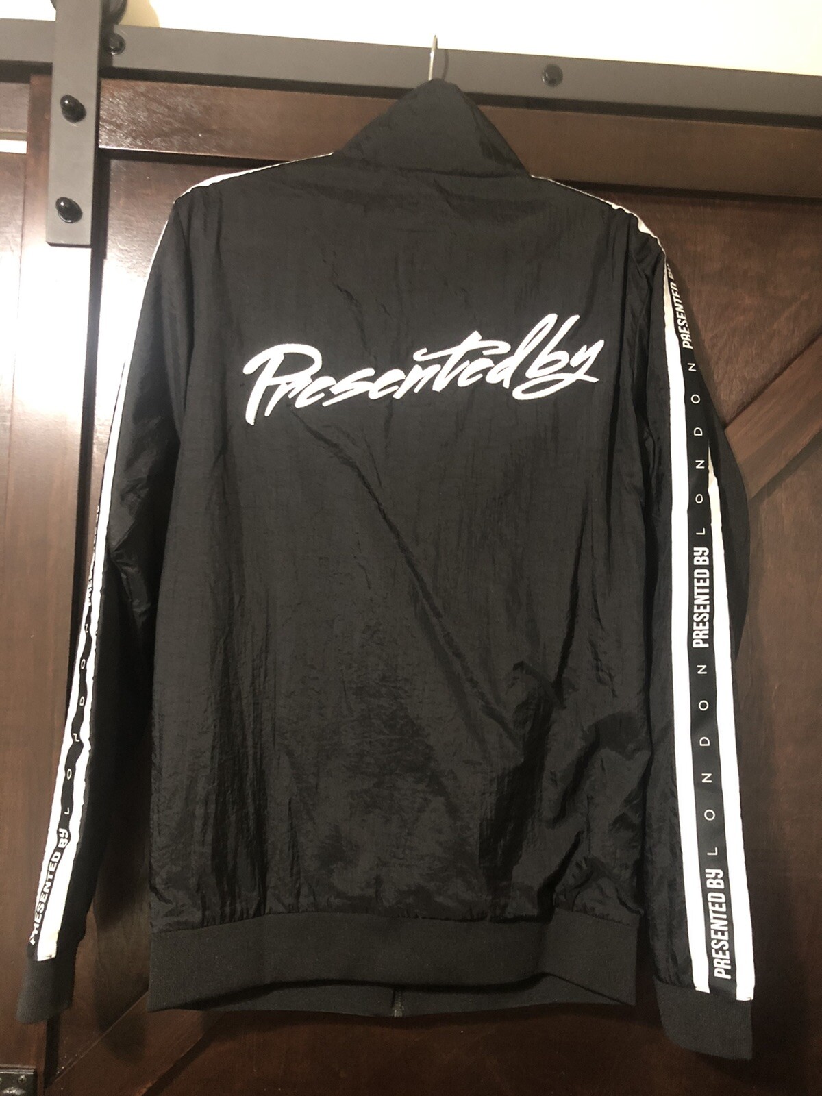 London Nylon Track Top for Athletic Style