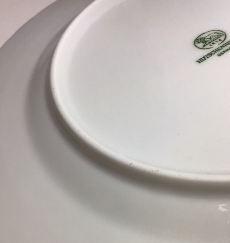 Hutschenreuther Germany HUT791 Floral Salad Plates Main Flower Pink Set Of 4 - Picture 21 of 23