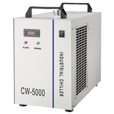 CW-5000 Industrial Water Chiller for 80W 100W CO2 Laser Tube CNC Engraver Newly