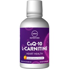 MRM CoQ-10 with L-Carnitine Liquid Orange Van...