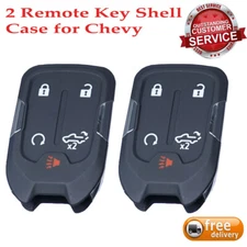 2 KEY SHELL 2019-2022 GMC SIERRA 5 BUTTON REMOTE KEY FOB CASE SHELL REPLACEMENT